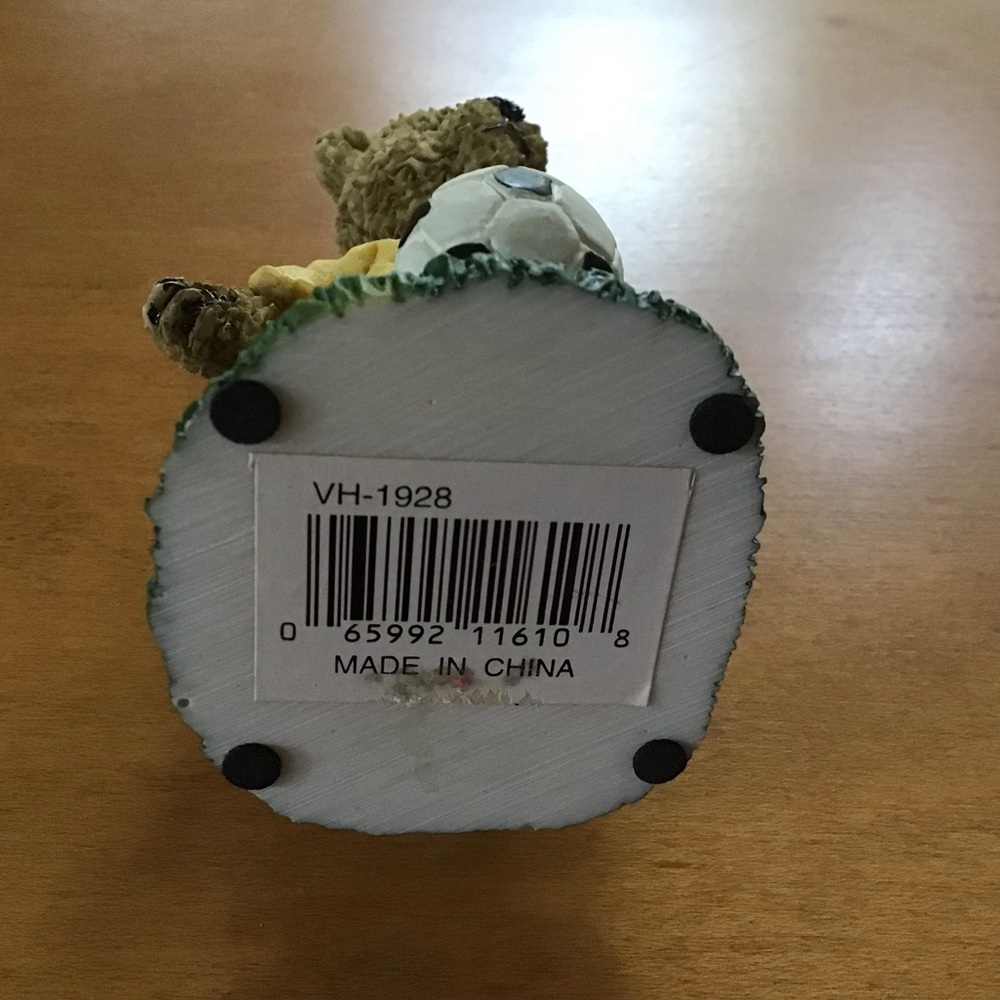 Vintage Soccer Teddy Bear Collectible - Picture 3 of 3